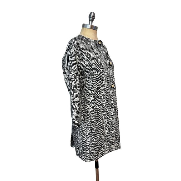 CABI 3034 Zig Zag Ponte Knit Jacket Coat size Small - Picture 4 of 6